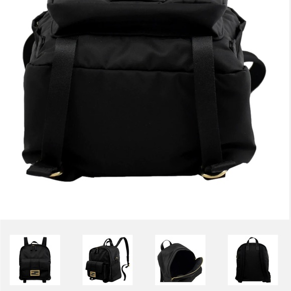 Preowned Fendi baguette backpack.  Perfect size,10 x 4.5 x 11 - Picture 2 of 5